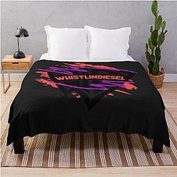 Whistle Diesel Throw Blanket
