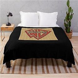 whistlindiesel Retro Throw Blanket