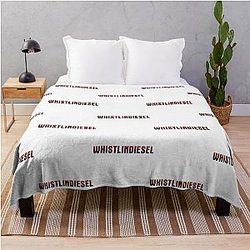 Whistling Diesel Throw Blanket