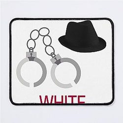 White Collar Mouse Pad