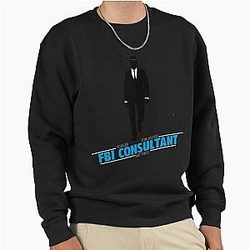 White Collar Consultant Pullover Sweatshirt