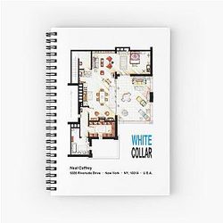 Neal Caffrey's Apartment from White Collar Notebook