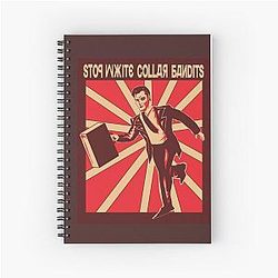 White collar bandits Spiral Notebook