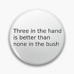 Mozzie Quote White Collar Pin