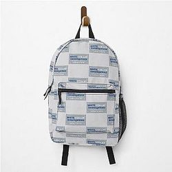 White Collar Backpack