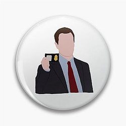 FBI Agent Peter Burke - White Collar Pin