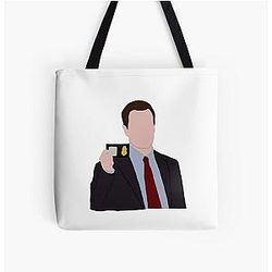 FBI Agent Peter Burke White Collar All Over Print Tote Bag