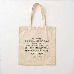White Collar Neal Caffrey Quote Cotton Tote Bag