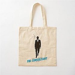 White Collar Consultant Cotton Tote Bag
