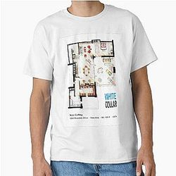 Neal Caffrey's Apartment from White Collar Classic T-Shirt