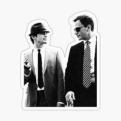 Peter Neal White Collar Sticker