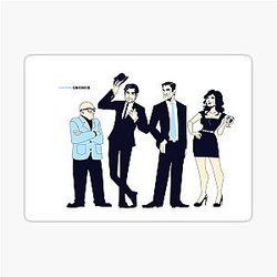 White Collar Crew Sticker