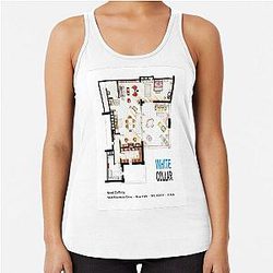 Neal Caffrey's Apartment Racerback Tank Top