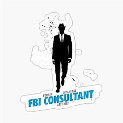 White Collar Consultant Sticker