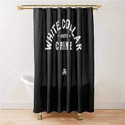White Collar Crime Shower Curtain