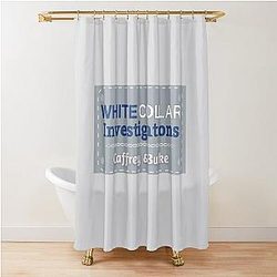 White Collar Investigations Shower Curtain