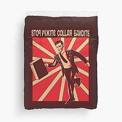 White collar bandits Duvet Cover