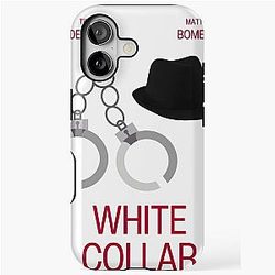 White Collar iPhone Tough Case