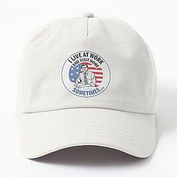White collar life at work Dad Hat