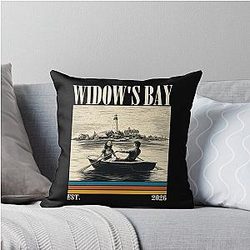 Greetings From Widow's Bay Throw Pillow