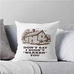 Greetings From Widow's Bay Throw Pillow