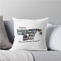 Greetings From Widow's Bay Throw Pillow