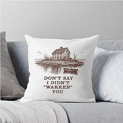 Greetings From Widow's Bay Throw Pillow