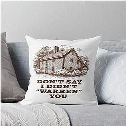 Greetings From Widow's Bay Throw Pillow