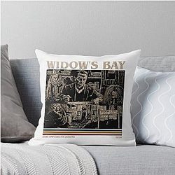 Greetings From Widow's Bay Throw Pillow