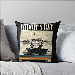Greetings From Widow's Bay Throw Pillow