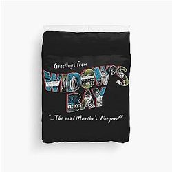 Greetings from Widow's Bay Duvet Cover