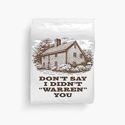 Greetings From Widow's Bay Duvet Cover