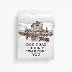 Greetings from Widow's Bay Duvet Cover