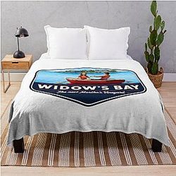 Greetings from Widow's Bay Throw Blanket