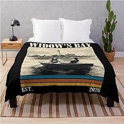 Greetings from Widow's Bay Throw Blanket
