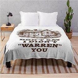 Greetings from Widow's Bay Throw Blanket