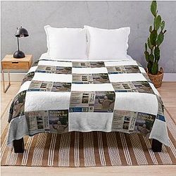 Welcome to Widow's Bay Throw Blanket