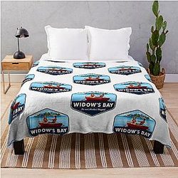 Greetings from Widow's Bay Throw Blanket