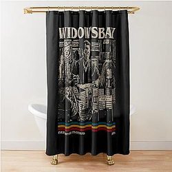 Greetings from Widow's Bay Shower Curtains