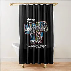 Greetings From Widow's Bay Shower Curtain
