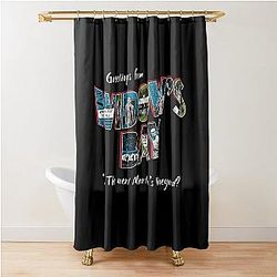 Greetings From Widows Bay Shower Curtain