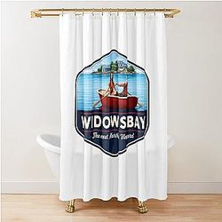 Greetings From Widow's Bay Shower Curtain