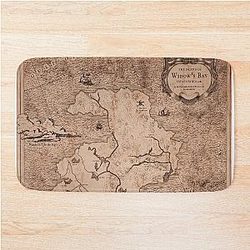 Widow's Bay Map BathMat