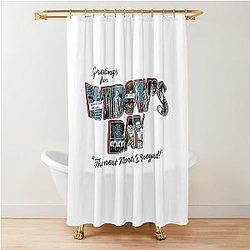 Greetings from Widow's Bay Shower Curtain