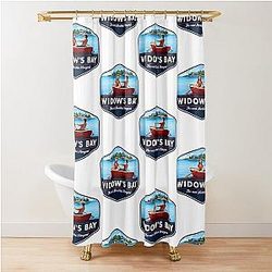 Greetings from Widow's Bay Shower Curtain