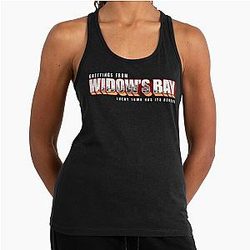 Greetings From Widow's Bay Racerback Tank Top