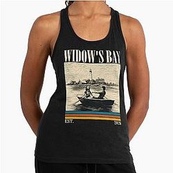 Greetings from Widow's Bay Racerback Tank Top