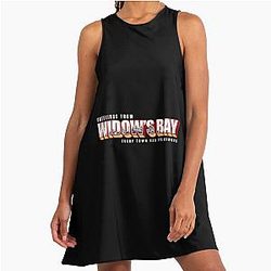 Greetings From Widow's Bay A-Line Dress
