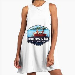 Greetings From Widow's Bay A-Line Dress