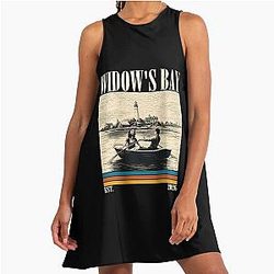Greetings From Widow's Bay A-Line Dress